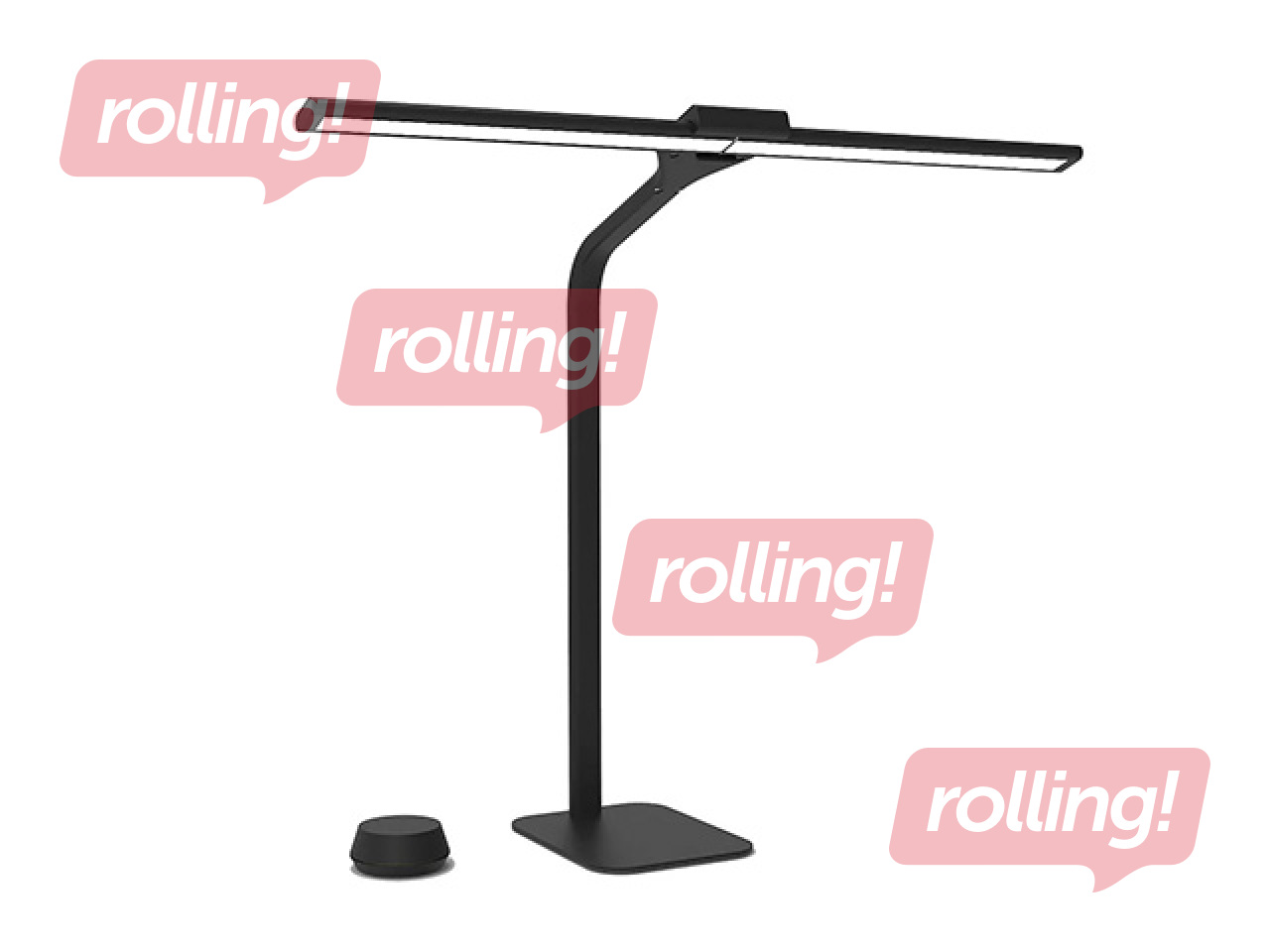 Galda lampa Unilux Strata Base, LED, melna