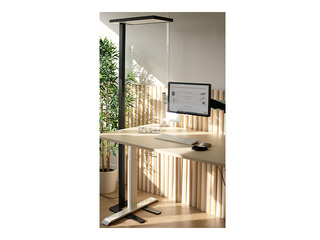 Stāvlampa Unilux Versus, LED, 57W, melna, 196cm