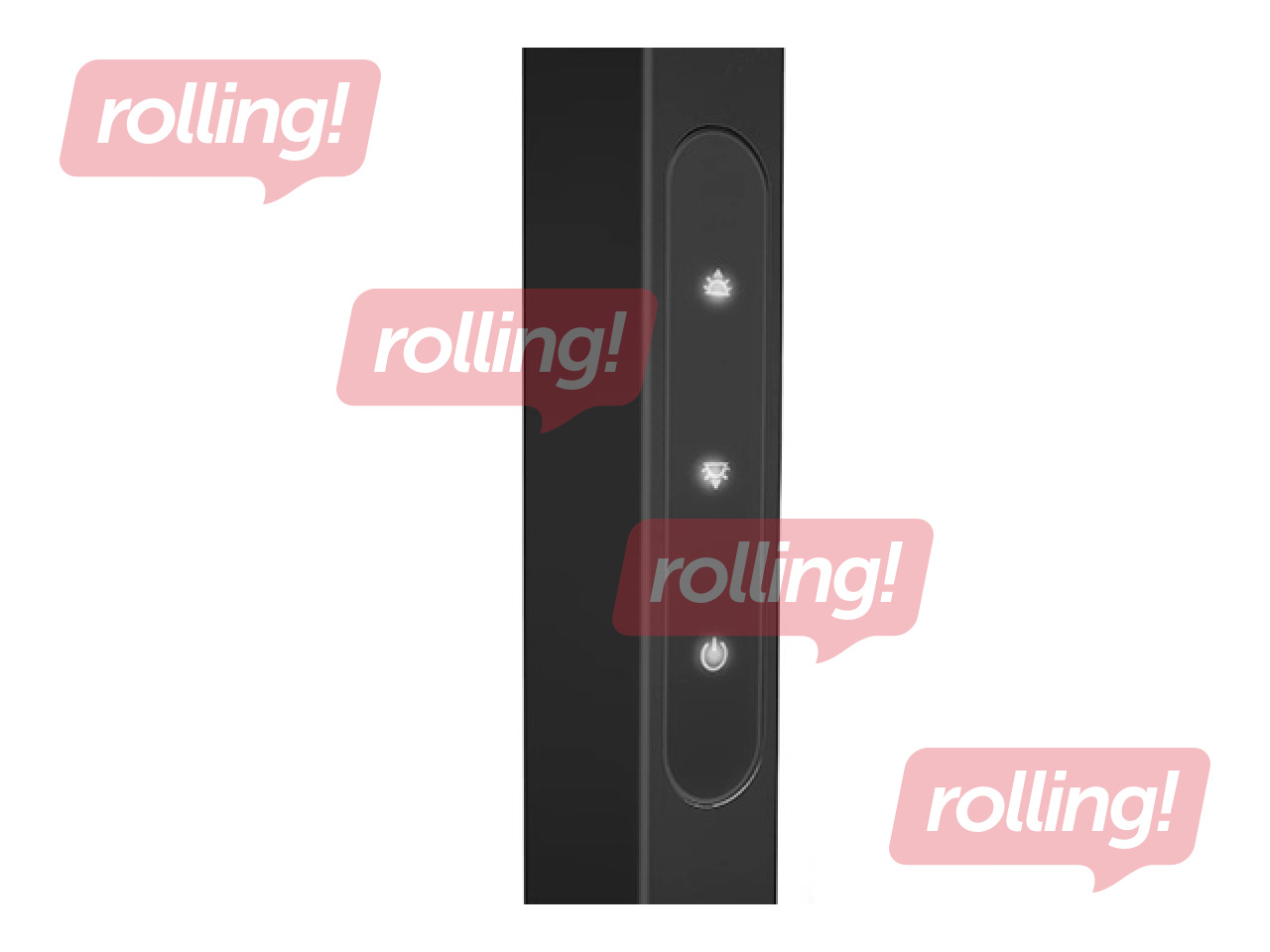 Stāvlampa Unilux Versus, LED, melna, 196cm