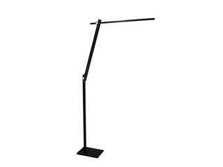 Põrandalamp Unilux Lumlight, LED, must, 145cm