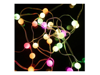 Электрическая гирлянда, Волшебные лампы Perła 50 LED RGB (1 миллион цветов), 5 м, USB