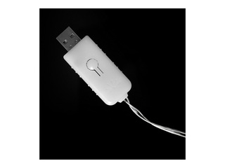 Elektriskā lampiņu virtene, MAGIC LAMP 100 LED 3000K – 10m, silti balts, USB 