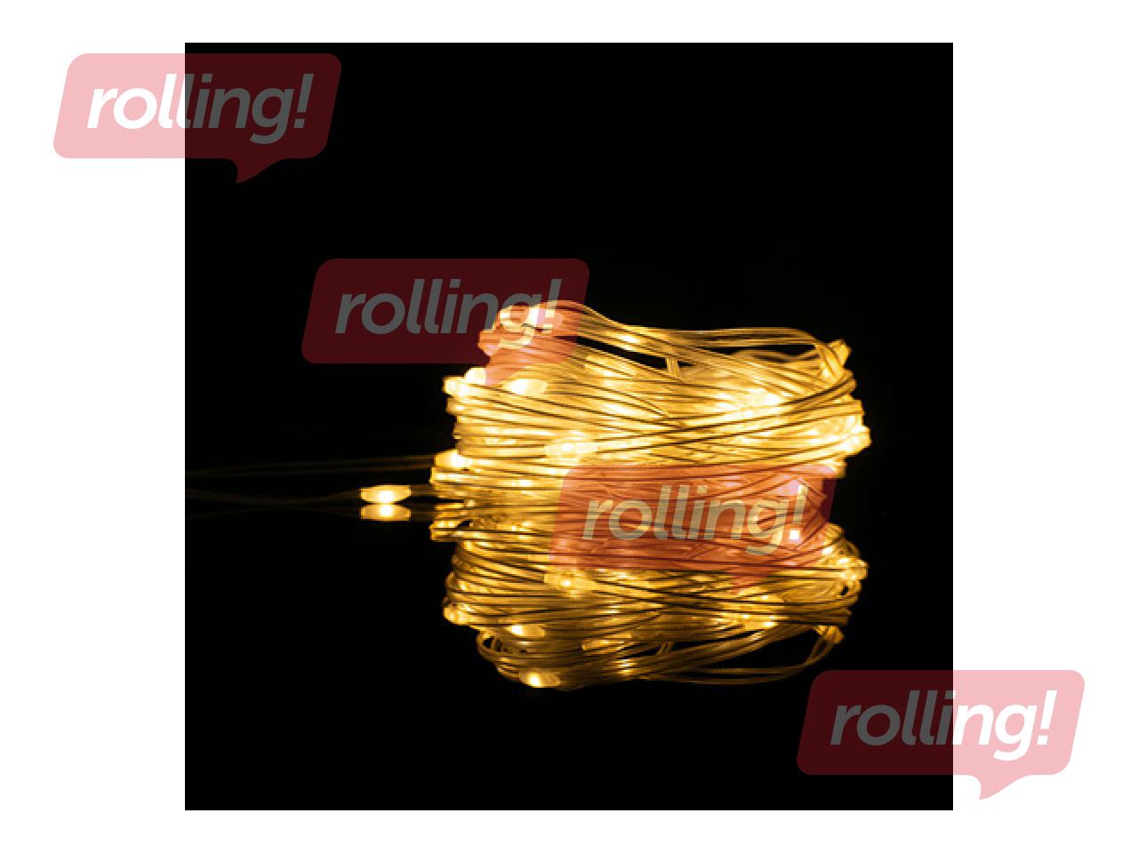 Electric string lights, Magic Lights 200 LED 3000K – 20m, warm white, USB 