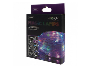 Электрическая гирлянда, Волшебные лампы 100 RGB LED (1 миллион цветов) – 5м, USB 5V