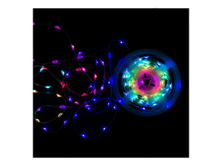 Электрическая гирлянда, Волшебные лампы 100 RGB LED (1 миллион цветов) – 5м, USB 5V