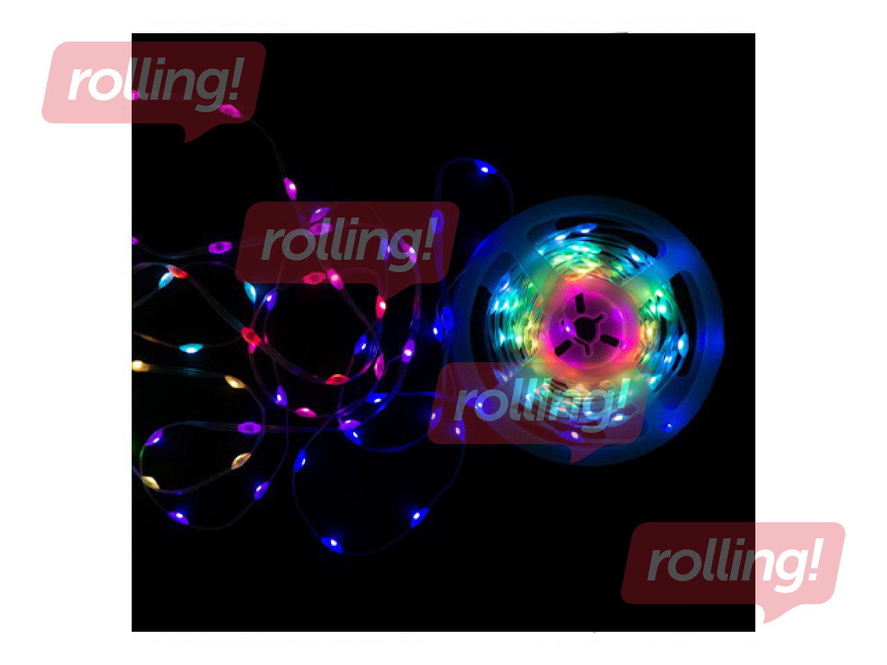 Электрическая гирлянда, Волшебные лампы 100 RGB LED (1 миллион цветов) – 5м, USB 5V