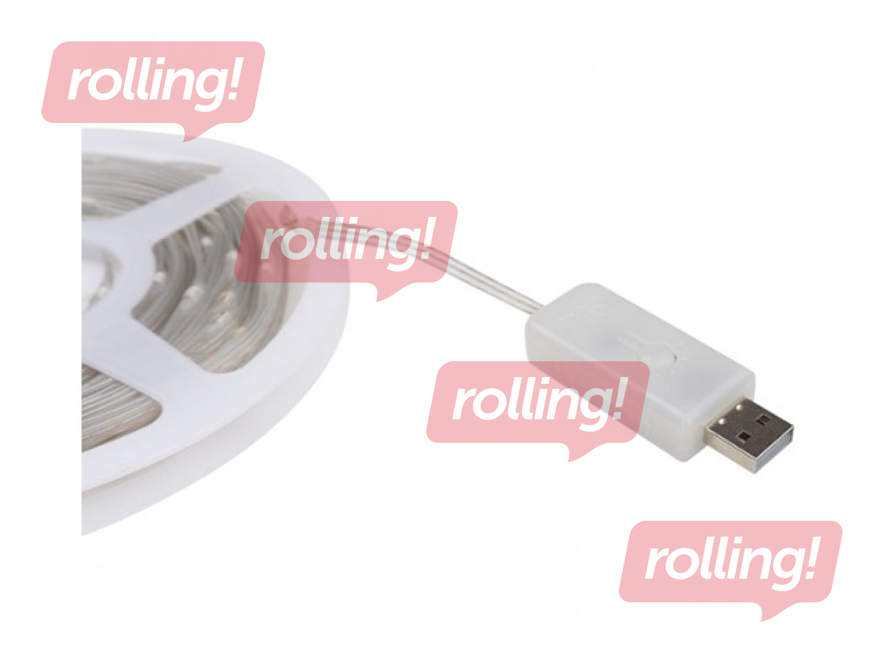 Elektriskā lampiņu virtene, MAGIC LAMP 200 RGB LED (1 miljons krāsu) – 10m, USB 5V