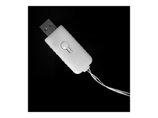 Elektriskā lampiņu virtene, MAGIC LAMP aizkars 200LED, 2m*1m 6500K, auksti balts, DC5V