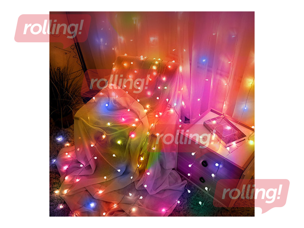 Электрическая гирлянда, Modee Lighting LED Rope Berry, 100 светодиодов, цветная, 10 м