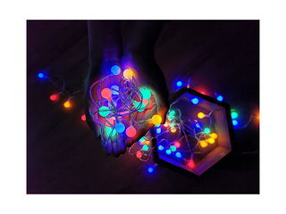 Elektriskā lampiņu virtene, Modee Lighting LED Rope Berry, 100 LED, krāsaina, 10m