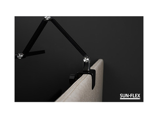 Galda lampa Sun-Flex Screenlite Panel, LED, 12W, regulējams spilgtums, melna