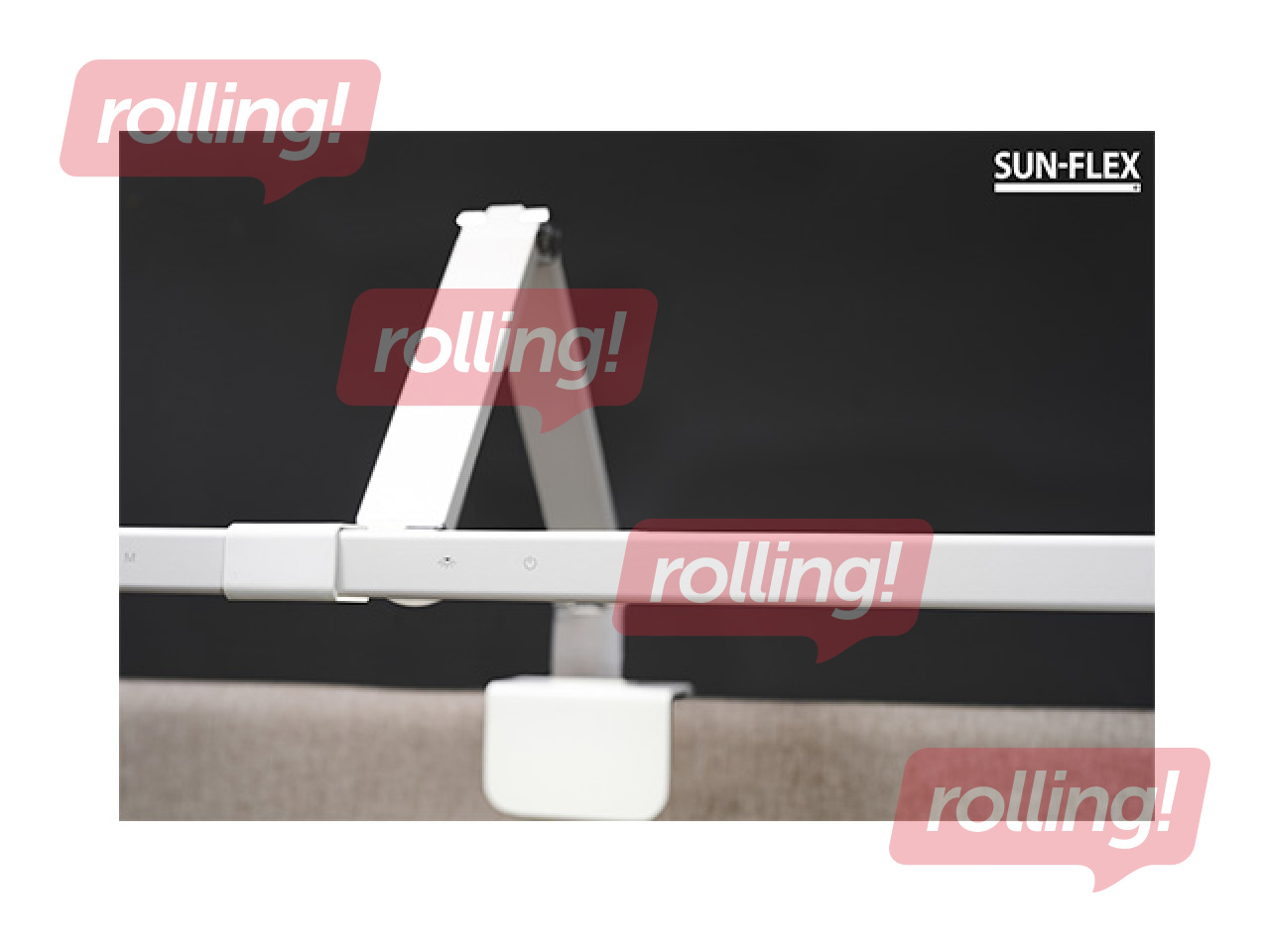 Galda lampa Sun-Flex Screenlite Panel, LED, balta