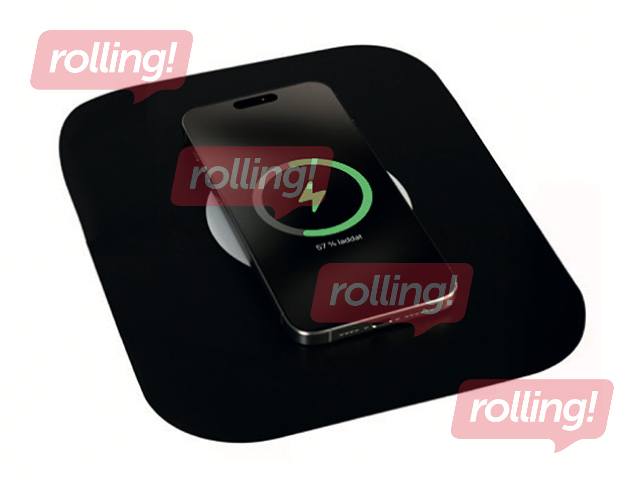 Lādētājs Sun-Flex Ultra Charge, bezvadu, melns