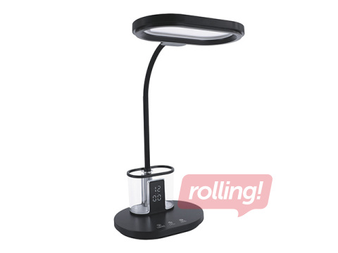 Galda lampa Struhm Elipso, LED, 12W, melna