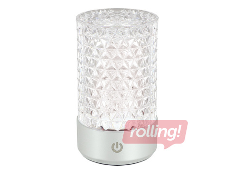 Table lamp Struhm Crystal Dubai, LED, decorative, Ø7.2x12cm