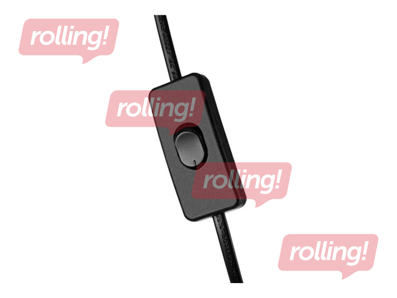 Stāvlampa Orno Grace, melna, 160cm