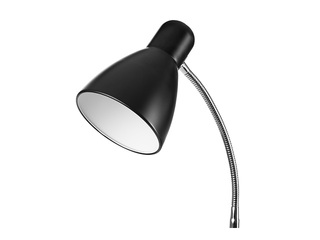 Stāvlampa Orno LAR, E27, 20W, melna, 160cm