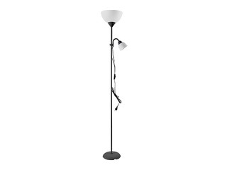 Stāvlampa Orno Urlar, E14 un E27, 25W un W40,melna, 175cm