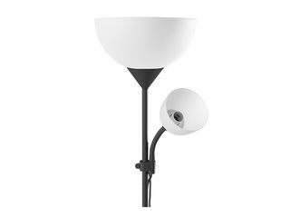 Stāvlampa Orno Urlar, E14 un E27, 25W un W40,melna, 175cm