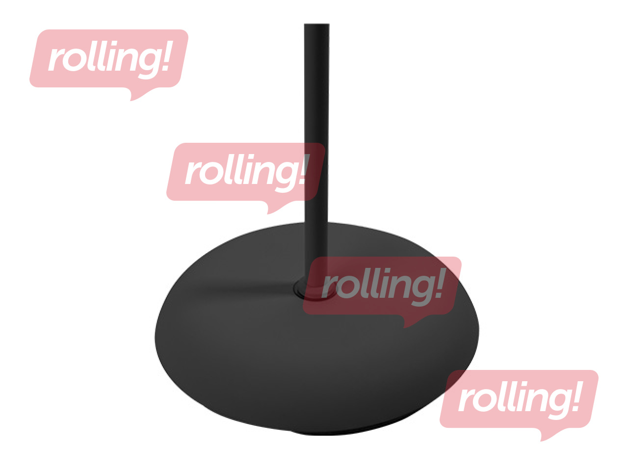 Stāvlampa Orno Urlar, melna, 175cm