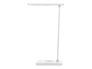Desk lamp Virone, with wireless charger, LED, 7W, adjustable brightness, white