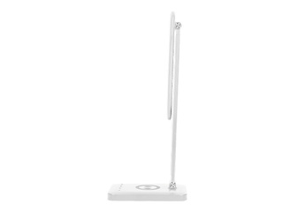 Desk lamp Virone, with wireless charger, LED, 7W, adjustable brightness, white