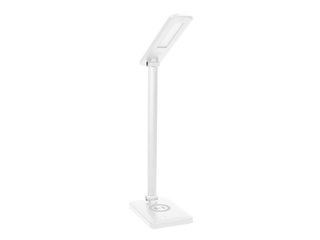Galda lampa Virone, ar bezvadu lādētāju, LED, 7W, regulējams spilgtums, balta