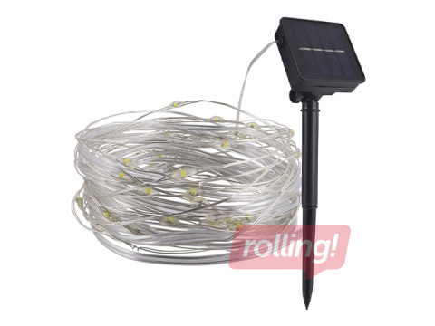 Saules lampa Struhm Orion, virtene, LED, 2W, 5m, silti balta gaisma
