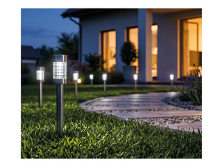 Saules lampa Struhm Femi Chrome, LED, 0.01W, auksti balta gaisma
