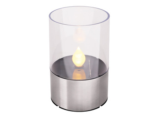 Солнечный светильник Struhm Dante Chrome, LED, 0.06Вт, тёплый белый свет