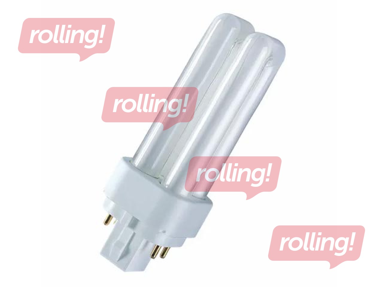 Spuldze Osram, G24Q-2, 18W/840, balta