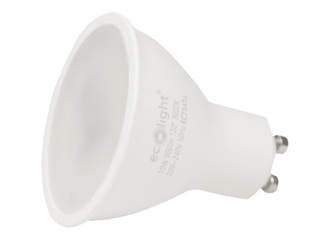 Spuldze Eco Light LED GU10 10W 3000K 900lm, silti balta