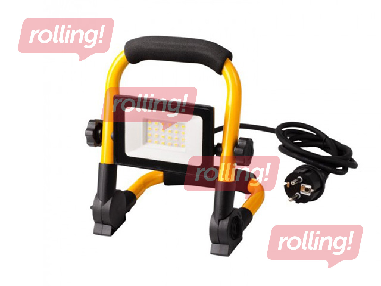 Prožektors LED 30W 4000K 2700lm, neitrāli balta, ar 1.5 m kabeli