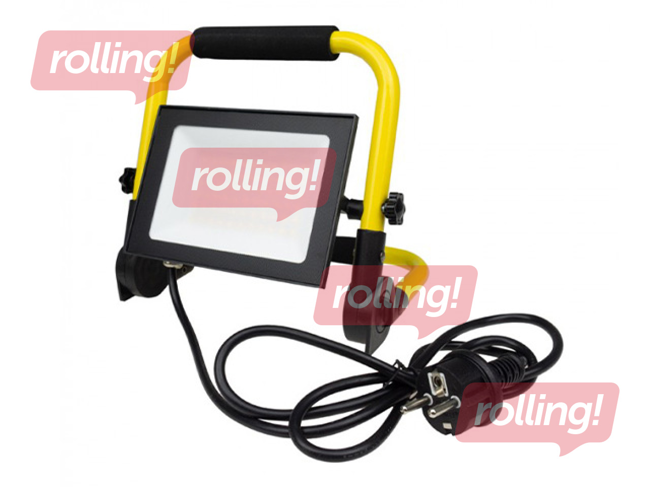 Prožektors LED 50W 4000K 4500lm, neitrāli balta, ar 1.5 m kabeli