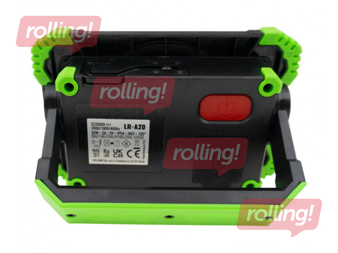 Darba lampa LED 20W LR-A20 5000K, magnētisks turētājs, uzlēdējama