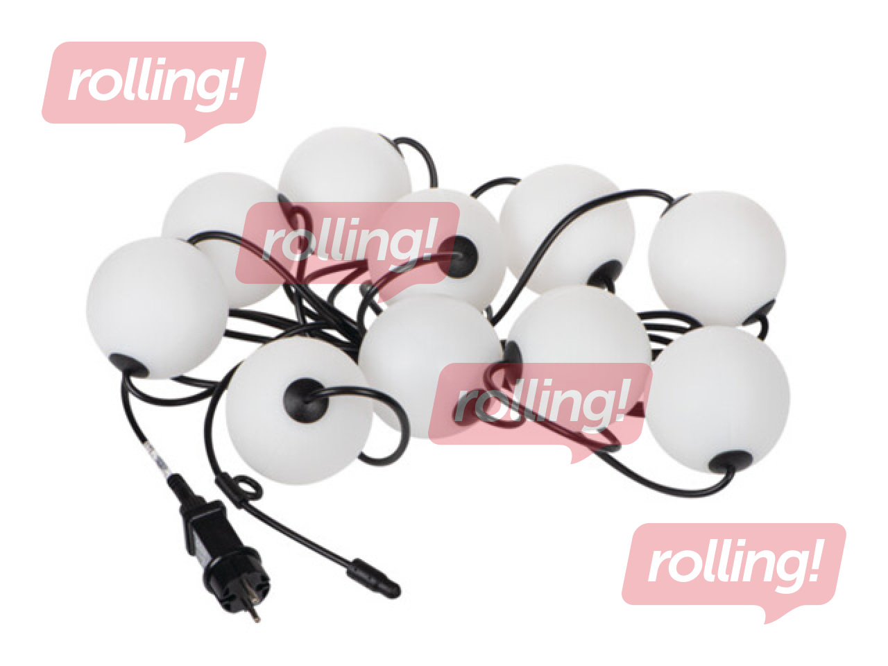 Gaismas virtene LED, virtene 6m, 10 W 350 lm 2500K, silti balta