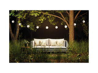 Gaismas virtene LED, virtene 6m, 10 W 350 lm 2500K, silti balta