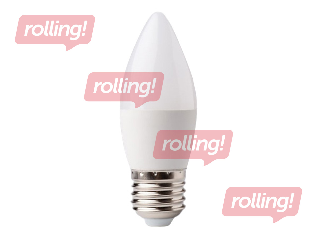 Лампочка Eco Light LED свеча E27 10W 3000K 900lm, теплый белый