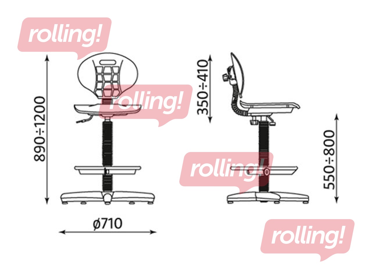 Chair Nargo RTS ts 13 + Ring Base