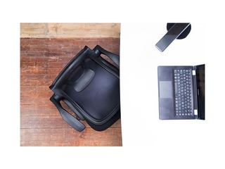 Biroja krēsls Hideaway, melns