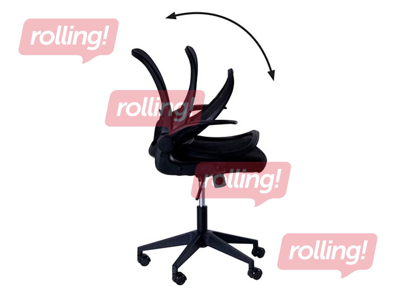 Biroja krēsls Hideaway, melns