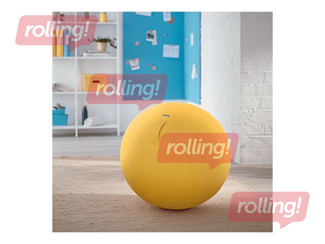 Līdzsvara bumba Leitz Ergo Cosy Active, dzeltena, 65cm