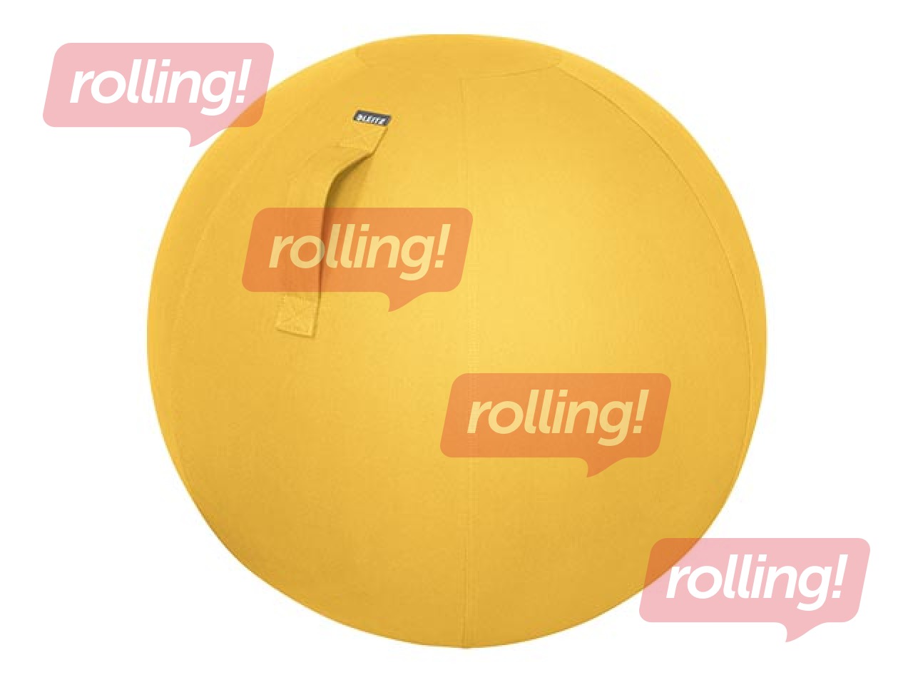 Tasakaalupall Leitz Ergo Cosy Active, kollane, 65 cm