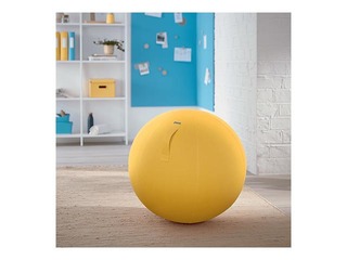 Tasakaalupall Leitz Ergo Cosy Active, kollane, 65 cm