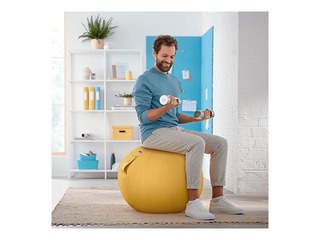 Tasakaalupall Leitz Ergo Cosy Active, kollane, 65 cm