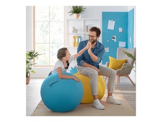 Balance ball Leitz Ergo Cosy Active, calm blue, 65cm