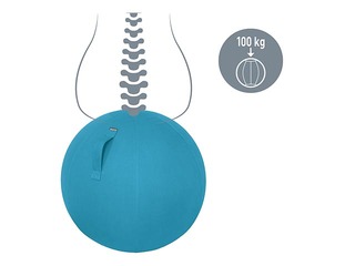 Balance ball Leitz Ergo Cosy Active, calm blue, 65cm