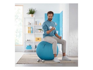 Balance ball Leitz Ergo Cosy Active, calm blue, 65cm