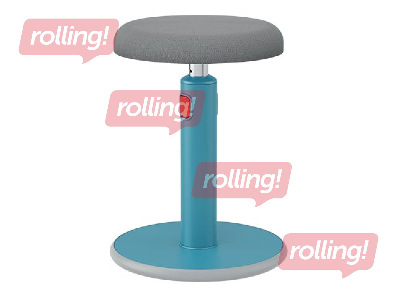 Multifunkcionāls, regulējams krēsls Leitz Ergo Cosy, pelēks/zils