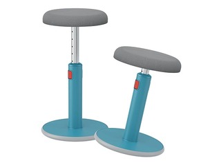 Multifunkcionāls, regulējams krēsls Leitz Ergo Cosy, pelēks/zils